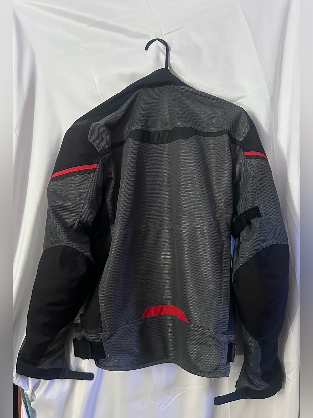 Men's LS2 RIVA MAN Motorcycle Jacket with Red Accent M - Picture 4 of 5